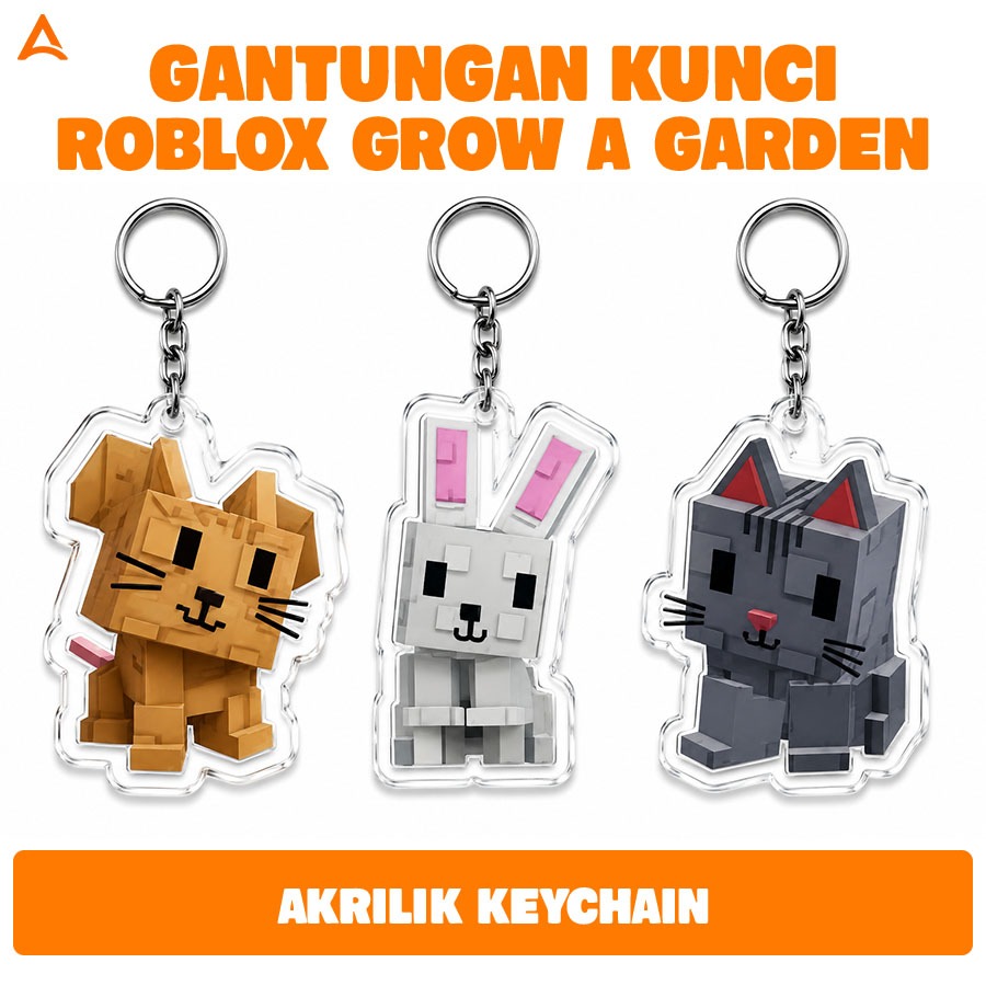 Gantungan Kunci ROBLOX GROW A GARDEN – PET Series – 1PCS