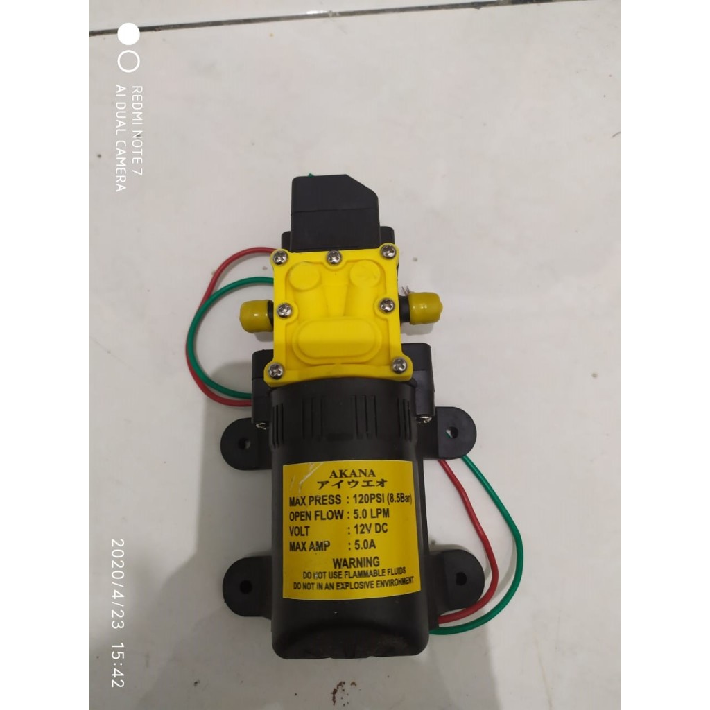 Dinamo Sprayer Pompa Elektrik DC Waterpump Steam Mini AKANA PUMPS