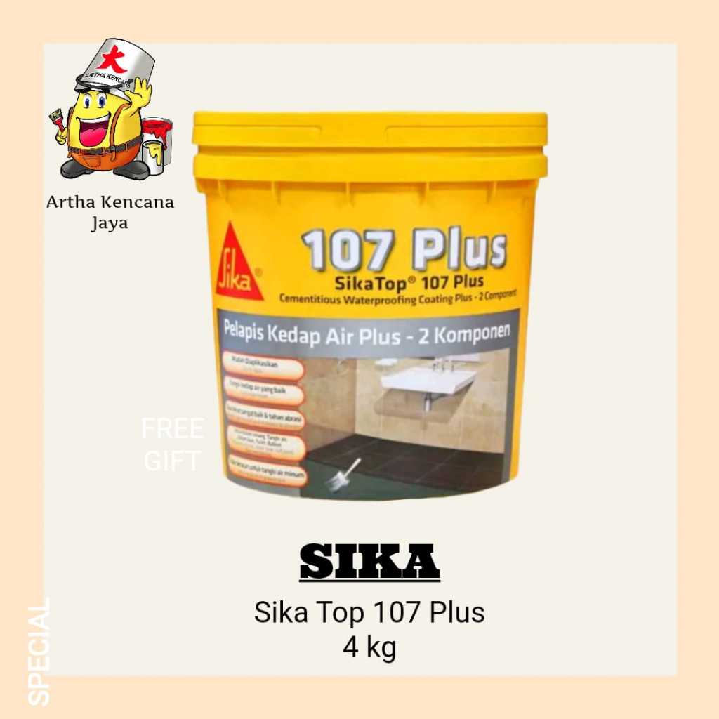 SIKA - SIKA TOP 107 PLUS WATERPROOFING 4 KG