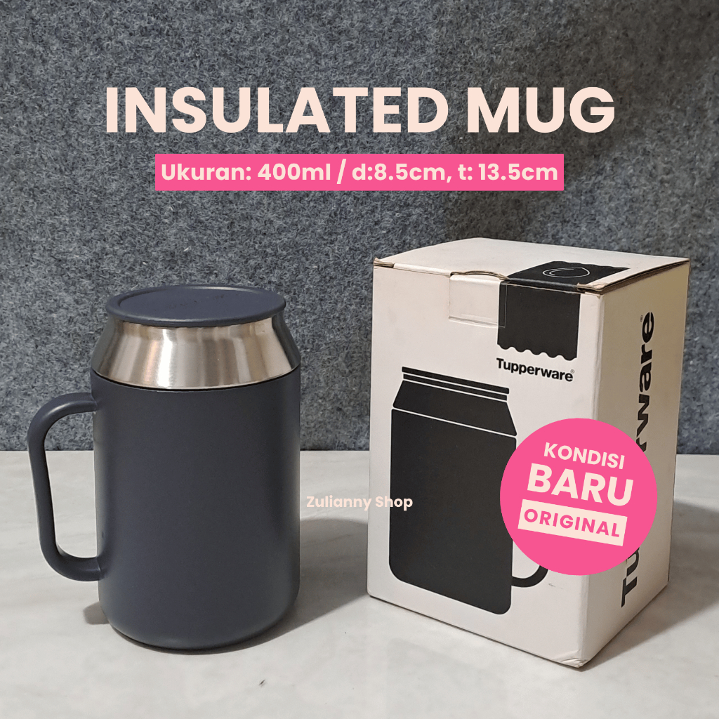 Tupperware Insulated Mug | Gelas Termos Elegant Eksklusif Serbaguna