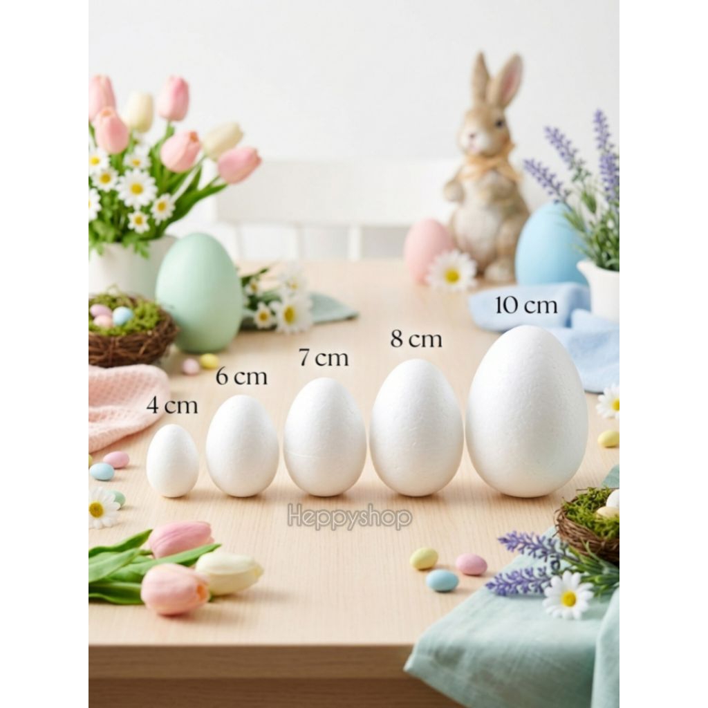 Telur Paskah Gabus, Telur Gabus, Telur Sterofoam