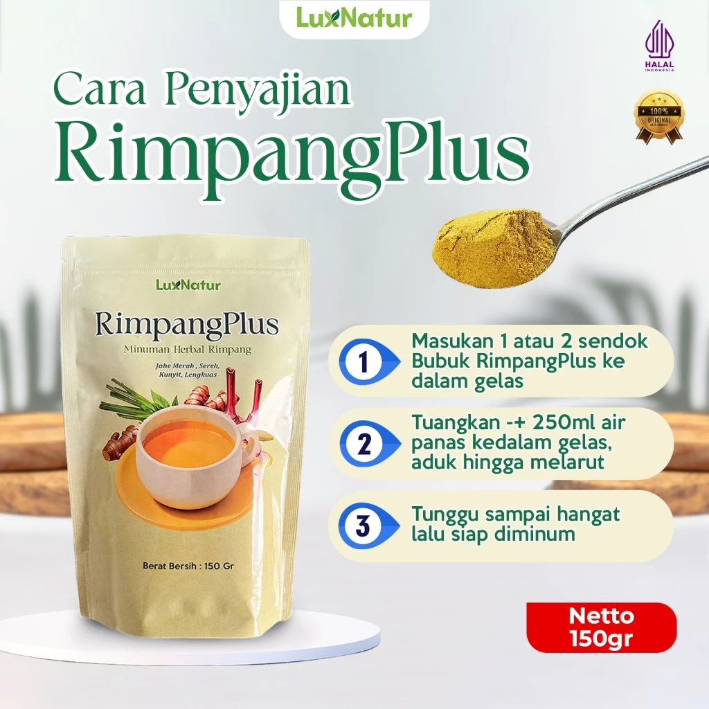 NEW RIMPANGPLUS JSR RIMPANG RAMUAN CINTA 150GR