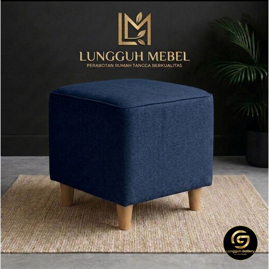 STOOL KOTAK / STOOL SOFA / SOFA TUNGGU MINIMALIS