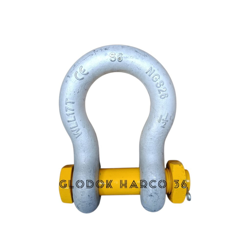 Shackle 1-1/2 inch  WLL 17 TON Nagasaki NGS26 Cantolan Besi