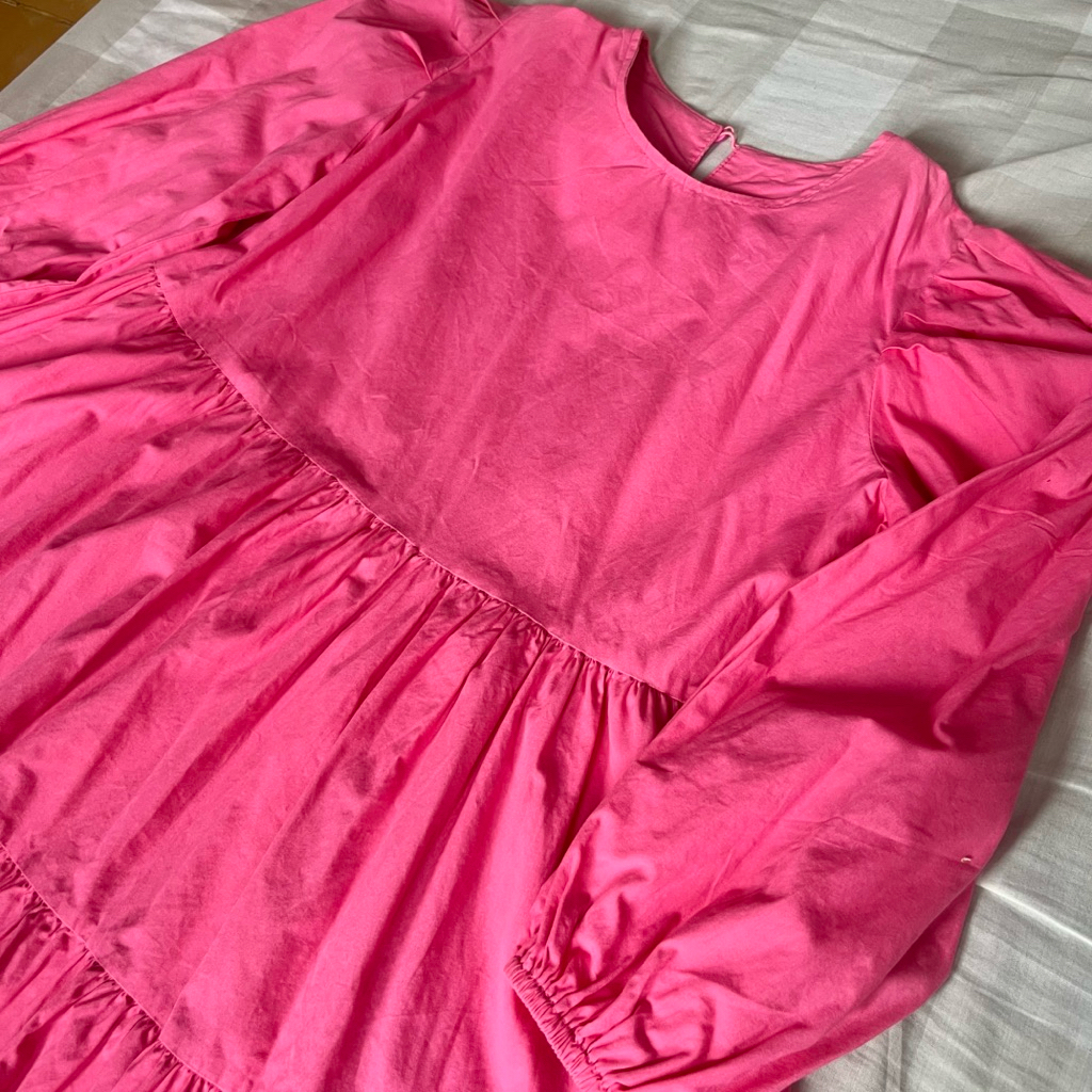 Preloved Dress Pink Fanta