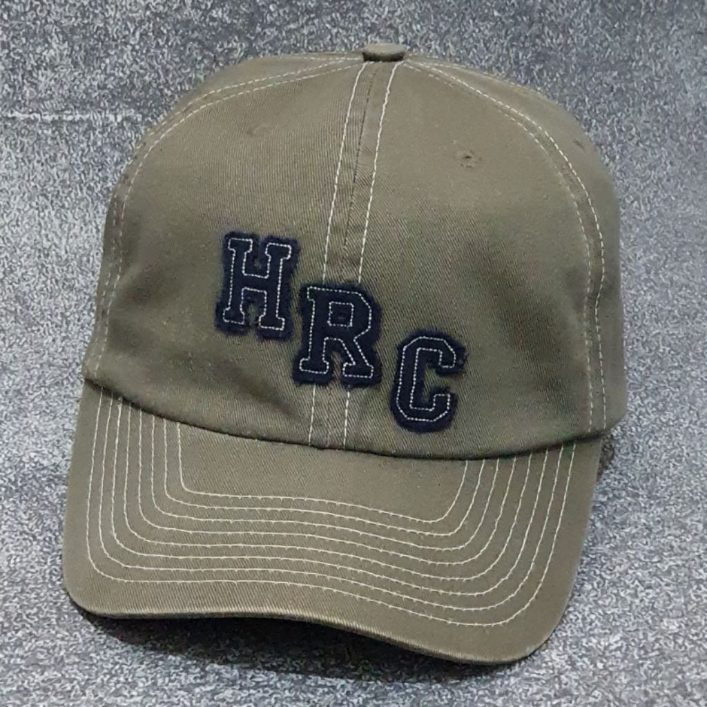 Topi Hard Rock Cafe New Orleans HRC Baseball Cap Hat Green Strap Back Adjustable
