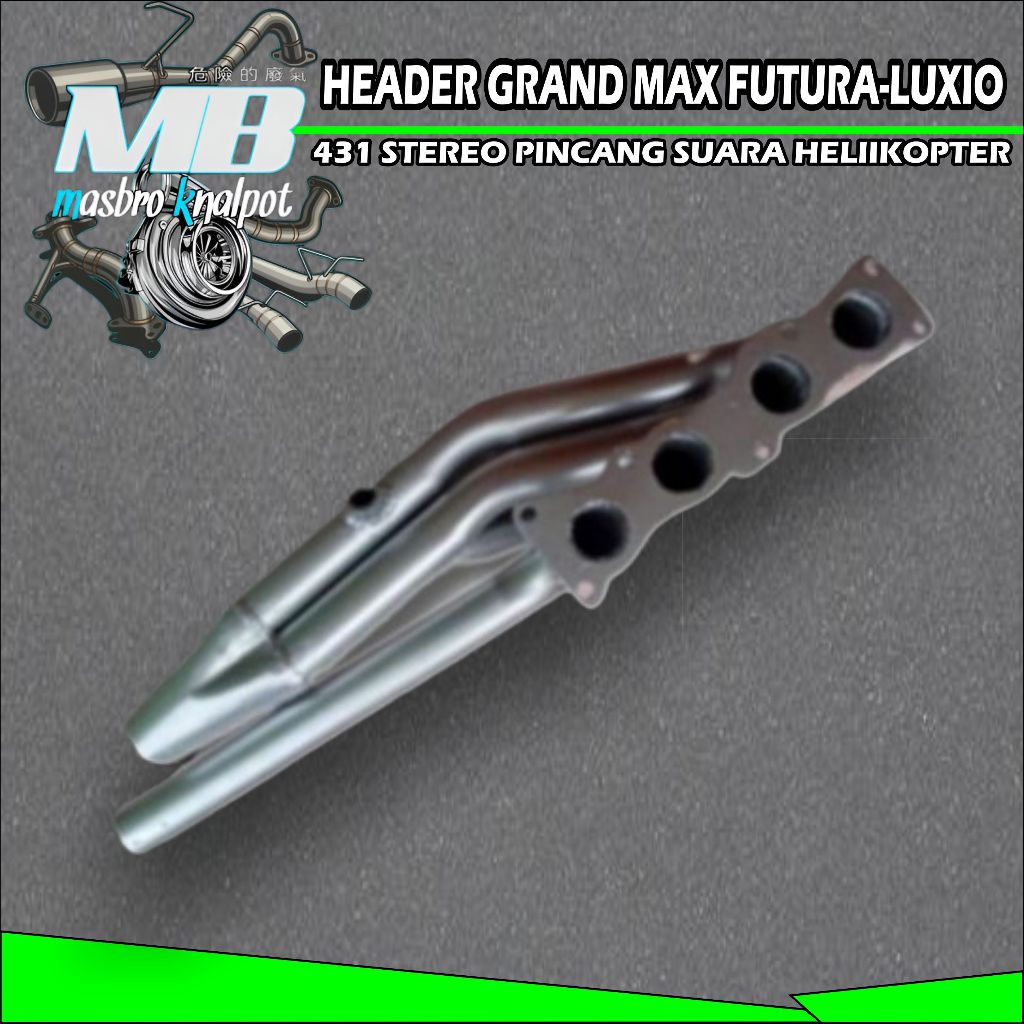 HEADER GRAND MAX FUTURA GRANDMAX LUXIO 431 STEREO PINCANG SUARA HELIIKOPTER