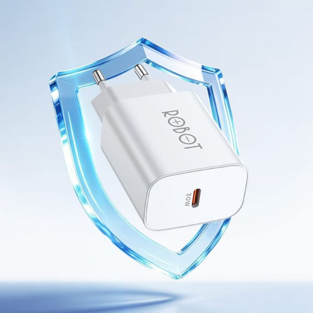 Robot RT-P30 Pro Adaptor USB-C PD 30W Charger Fast Charging Original