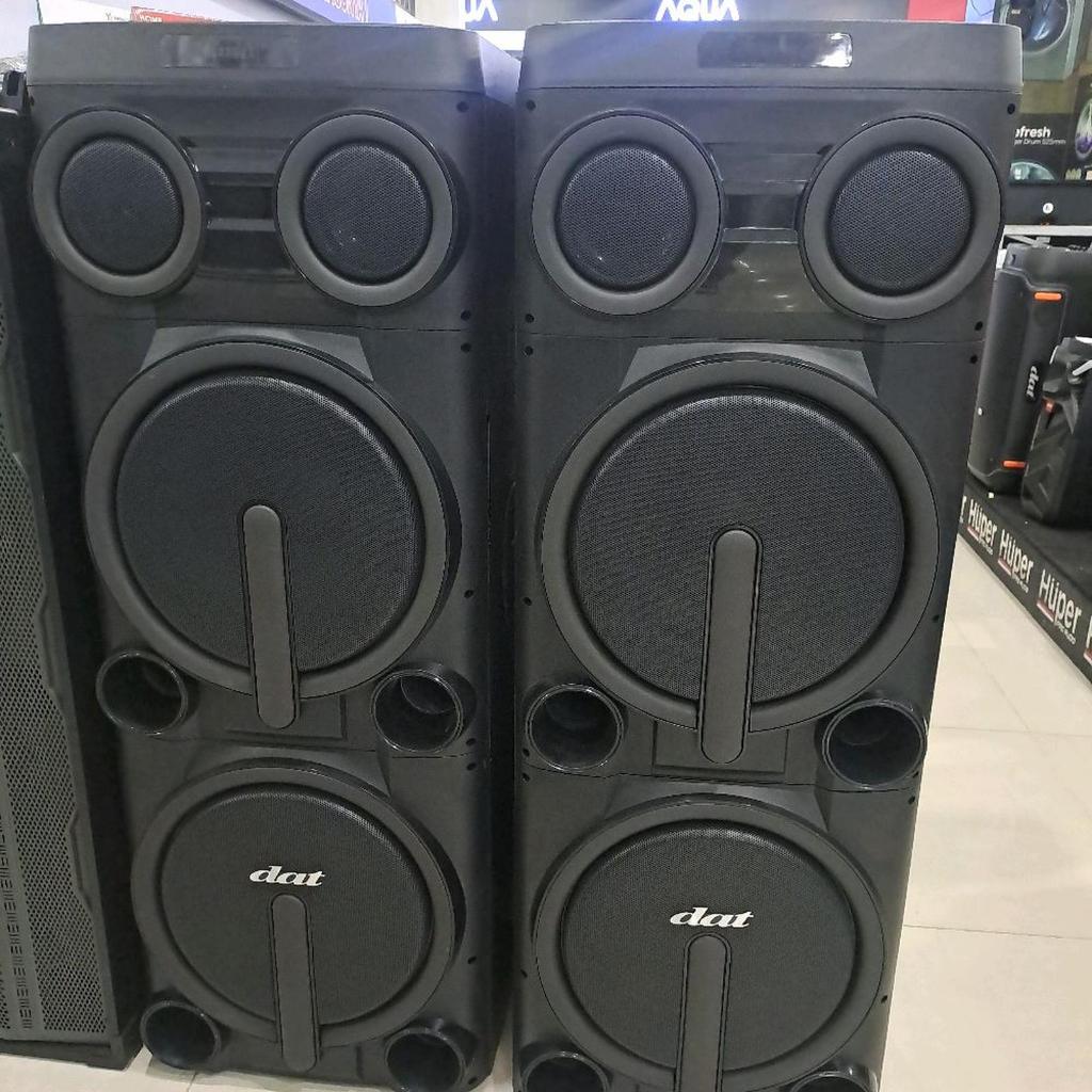 SPEAKER ACTIVE PASSIVE DAT DV 152 DOUBLE SUBWOOFER ORIGINAL 15 INCH SPEAKER AKTIF PASIF BIG BASS TEC
