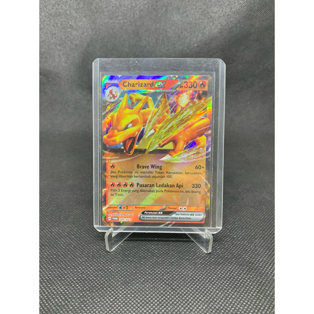 Charizard ex holo promo limited 205svp - Kartu/ TCG card original pokemon charizard ar charizard chr