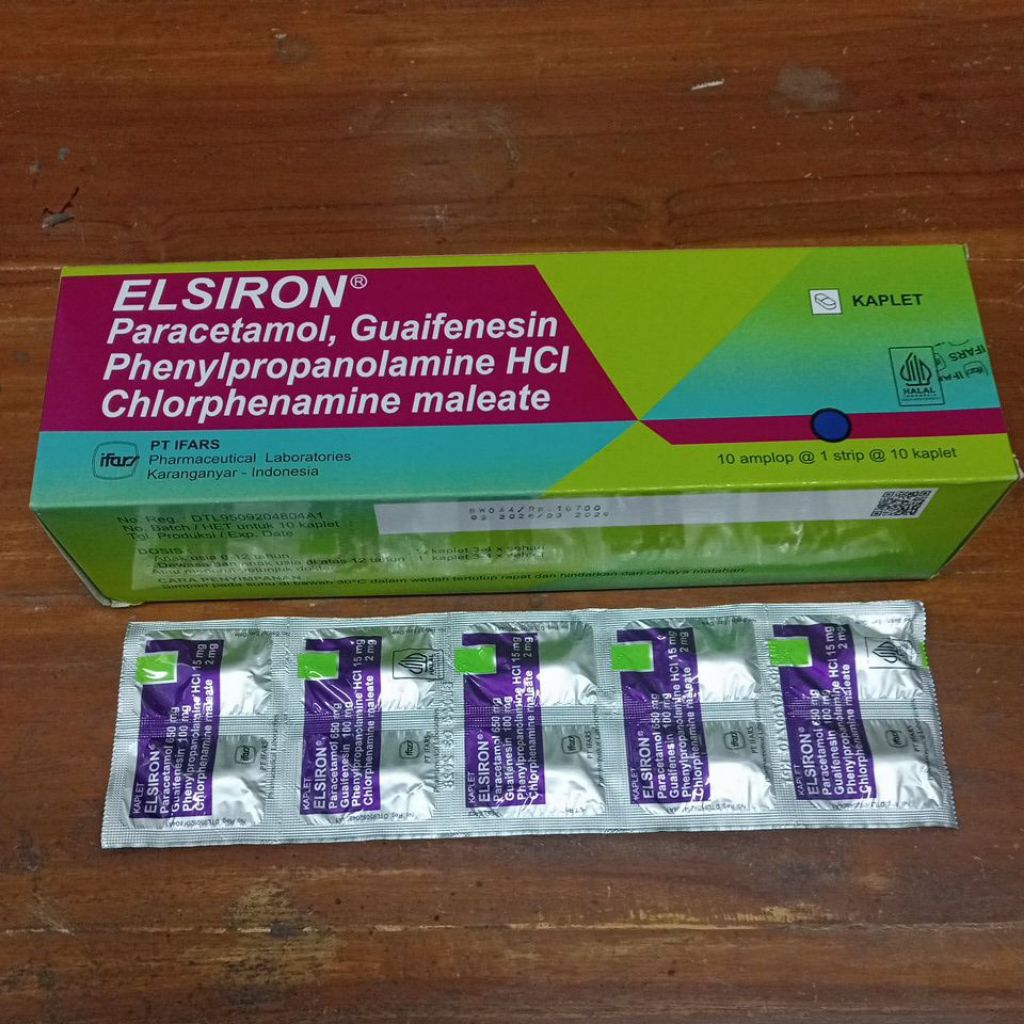 Elsiron tablet 1 strip 10 tablet original