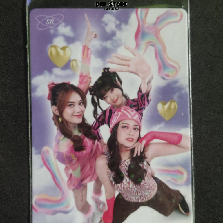 Photocard JKT48xAnteraja Super Rare Fiony,Chika,Christy