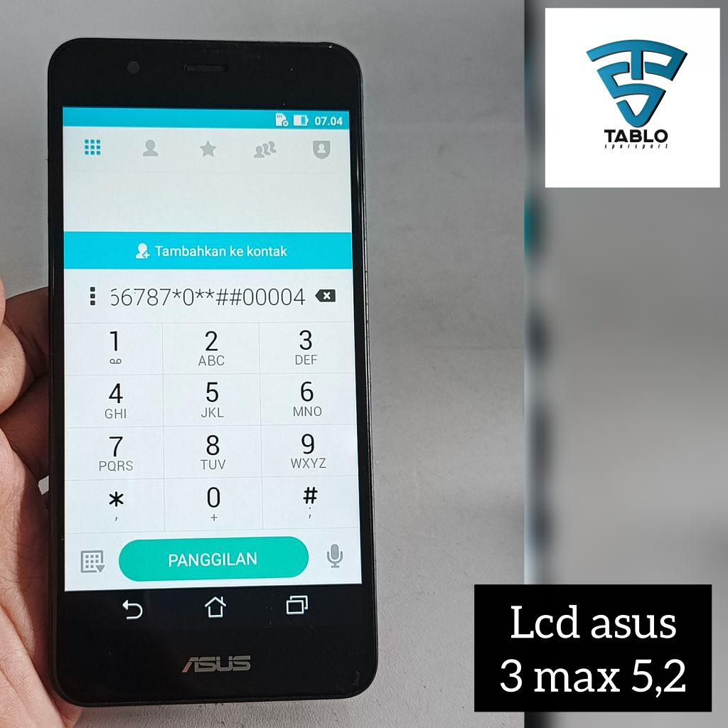 LCD touchscreen Asus 3 max 5,2 ORI copotan HP minus sentuh