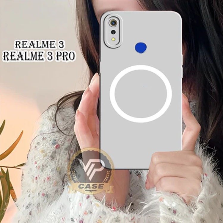 [VVIPCASE] Case Hp Realme 3  3 Pro 5 5i 5s 5 Pro C3  Narzo 20a  Fashion Case Logo Iphone Bahan Softc
