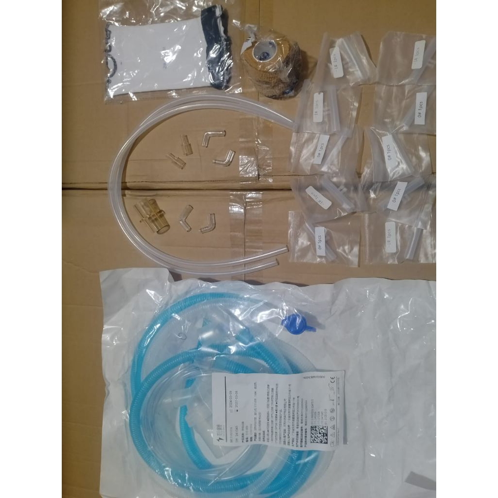 Breathing Circuit Disposible With heated wired Bubble CPAP