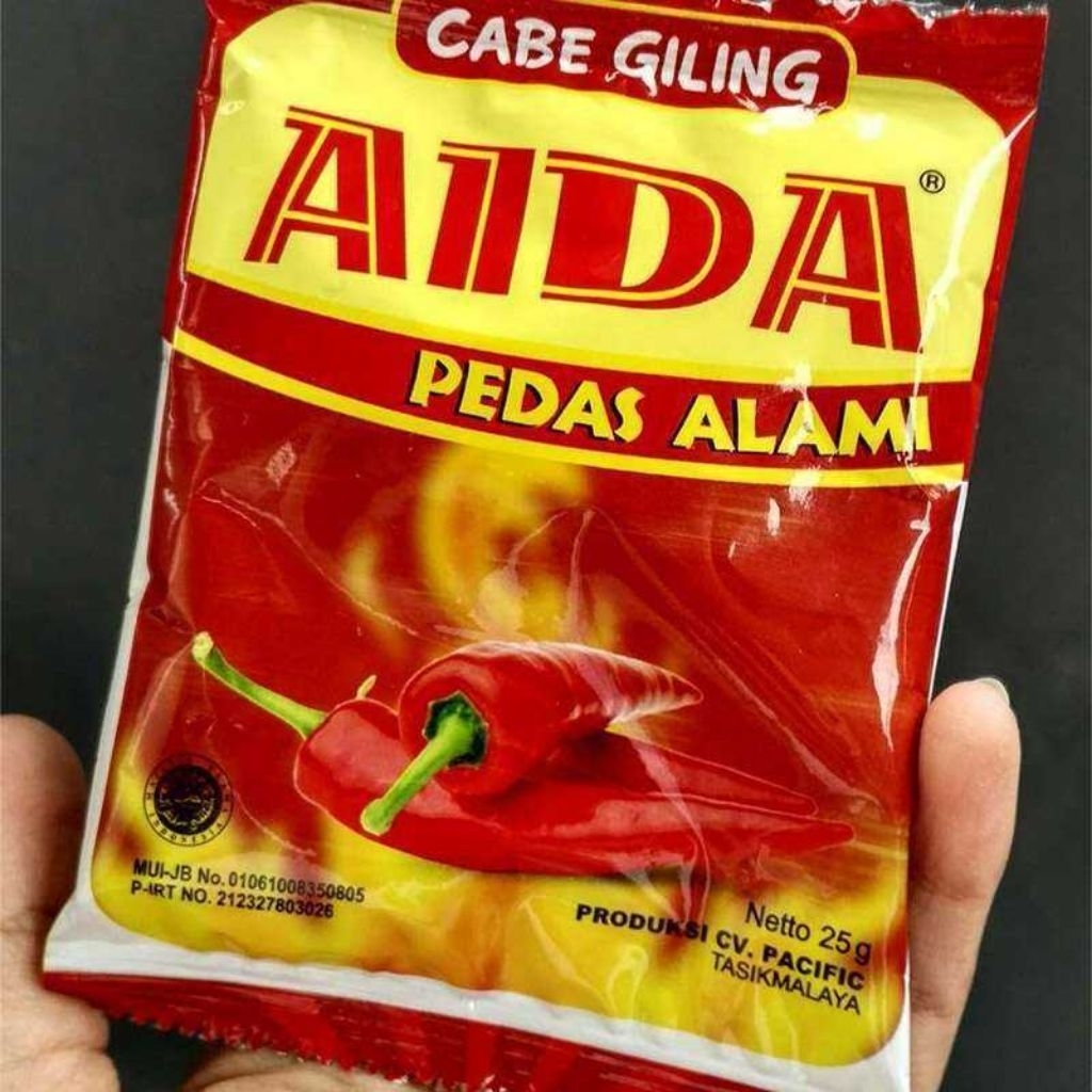 CABE BUBUK AIDA 1 RENTENG 25 Gr x 10 Bks