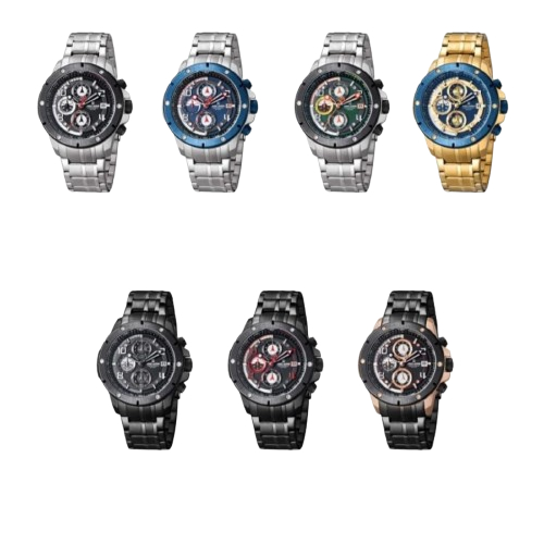 JONAS JASMIN 5371 Jam Tangan Pria Chronograph JJ5371M Free Box