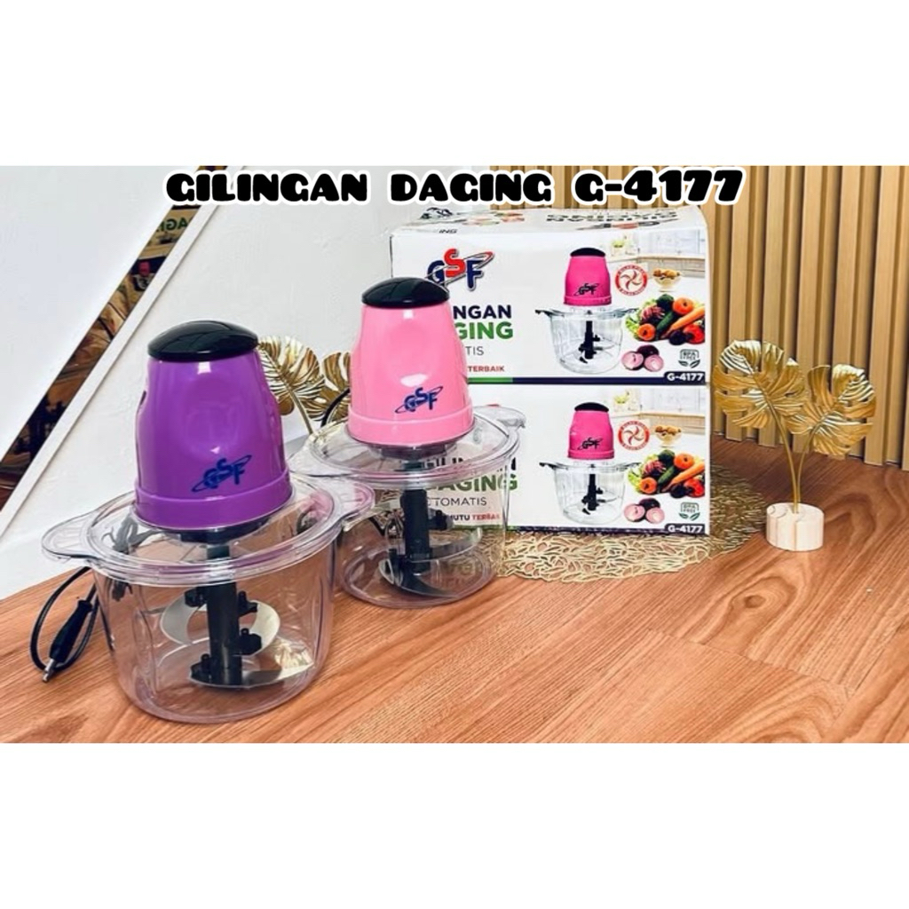 BLENDER GILINGAN DAGING GSF G-4177 / CHOPPER BLENDER DAGING BUMBU / PENGGILING DAGING 2 LITER MURAH
