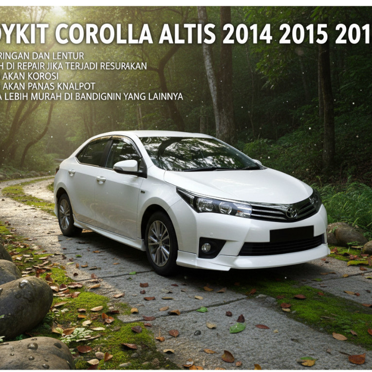 bodikit BODYKIT COROLLA ALTIS 2014 2015 2016 BODY KIT ALTIS