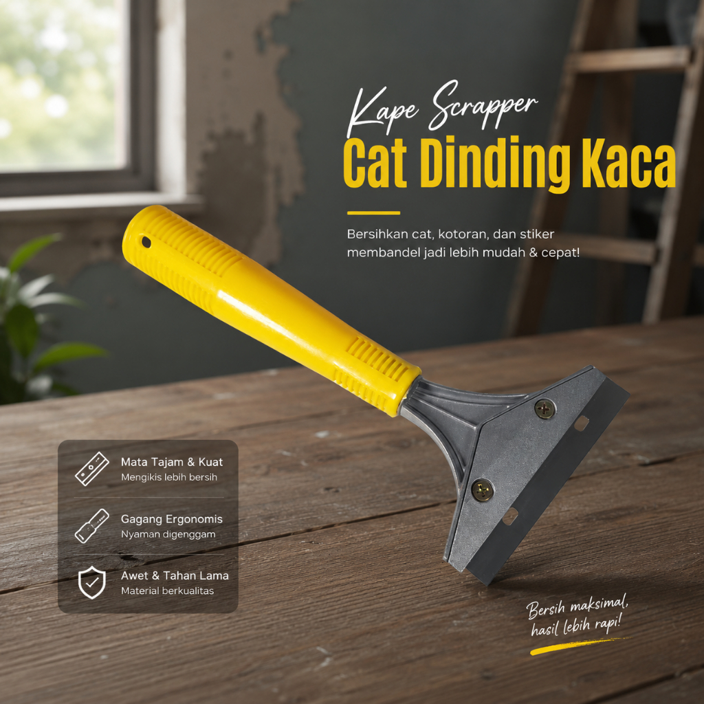 Kape Cat Pisau Dempul Pengerok Cat Panjang / Scraper TH2810