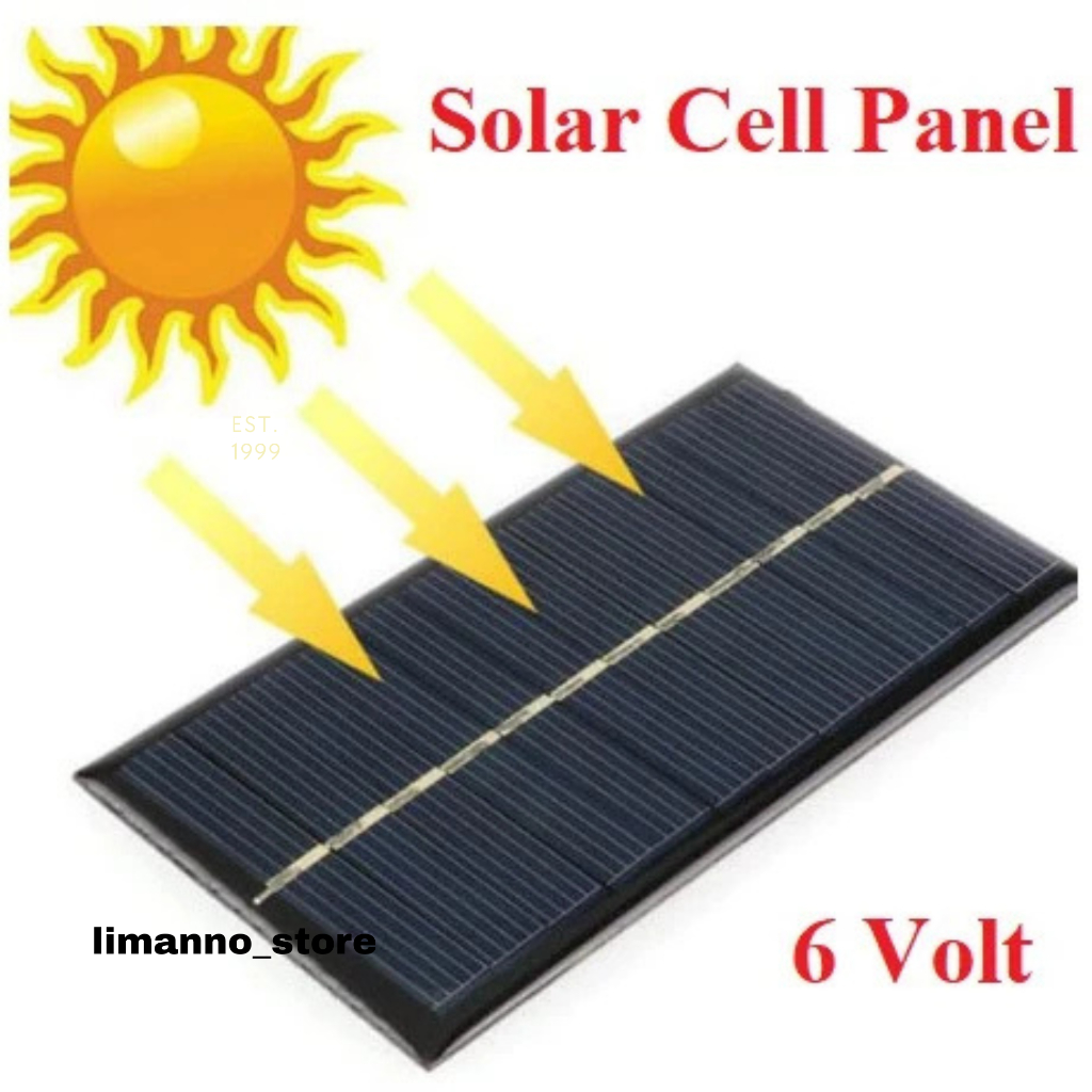 Panel Surya Solar Cell Mini 6v 1w Mainan Edukasi
