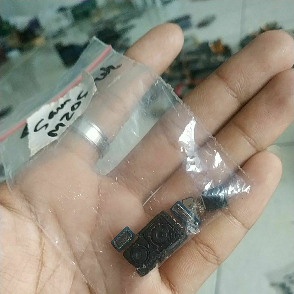 kamera depan belakang set bekas Samsung m20s