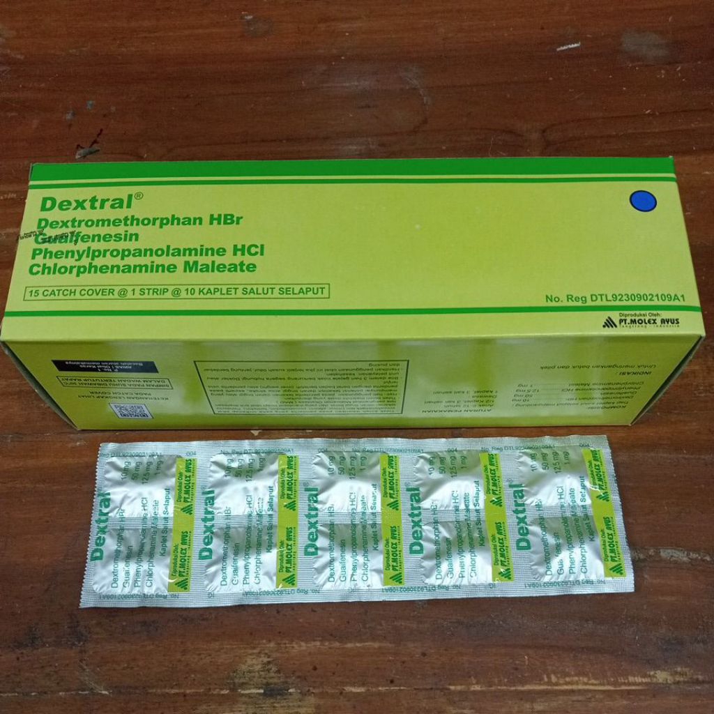 Dextral tablet 1 strip 10 tablet original