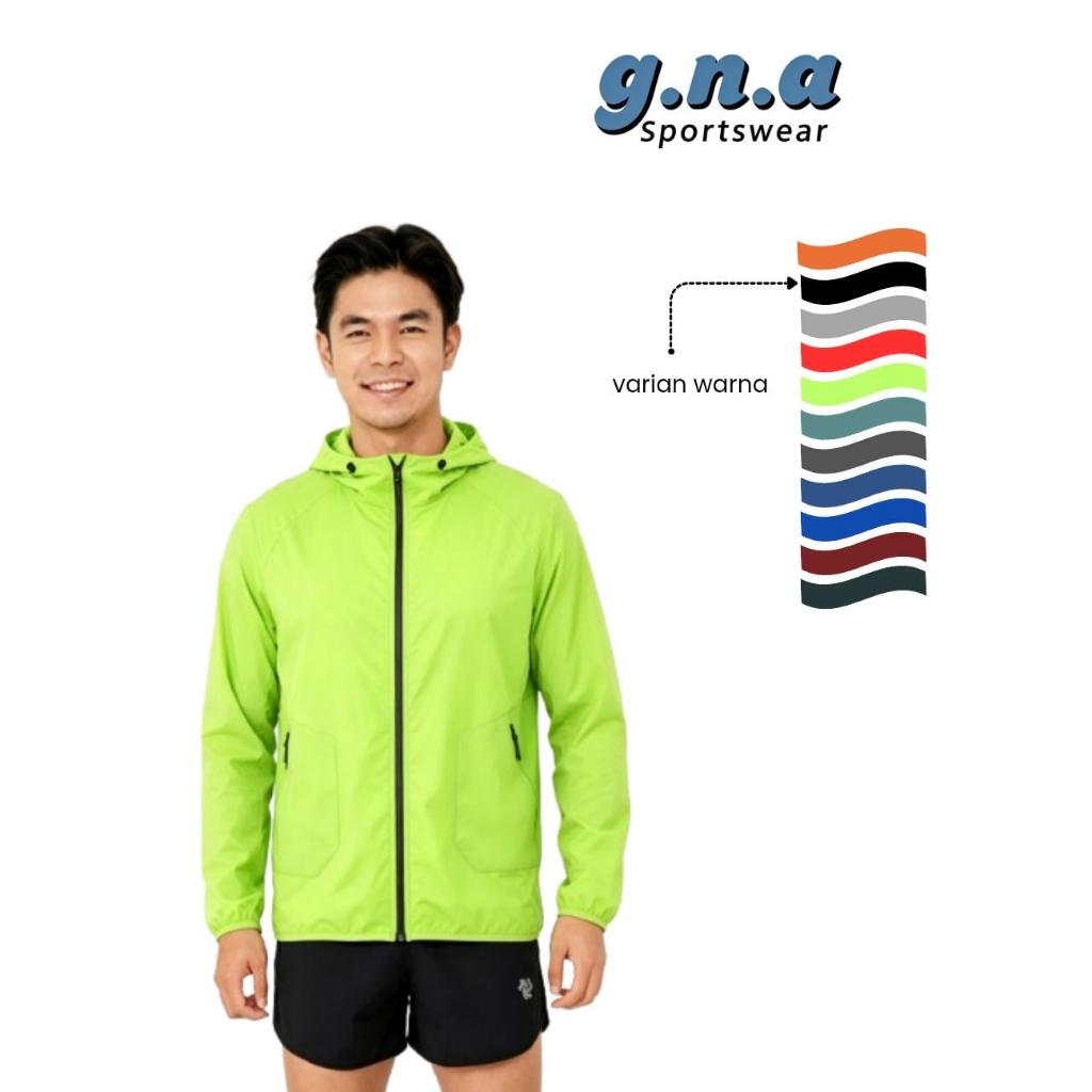 GNA FASHION SPORT / JAKET PARASUT UNISEX / OLAHRAGA LARI GYM OUTDOOR INDOOR