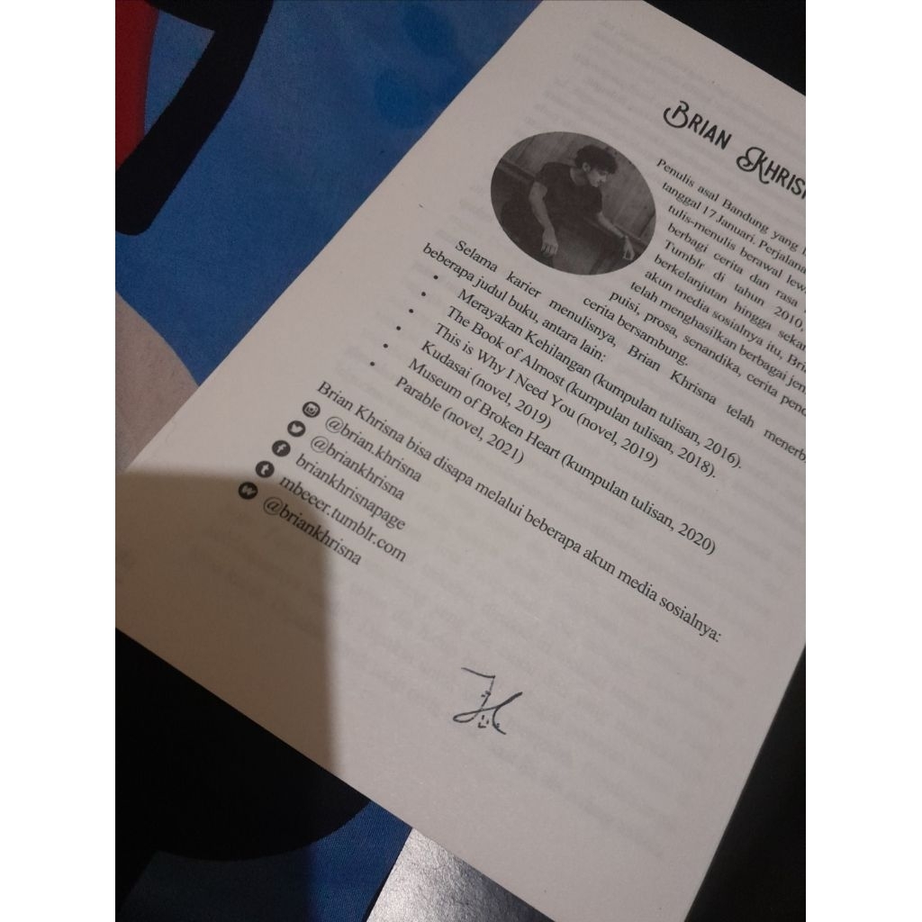 PRELOVED NOVEL PARABLE