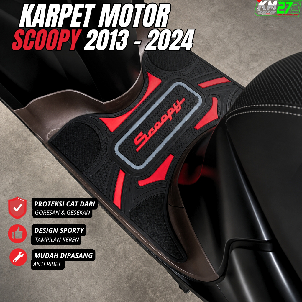 KARPET MOTOR  SCOOPY 2013 sd 2024 | Karpet Scoopy | Karpet Motor