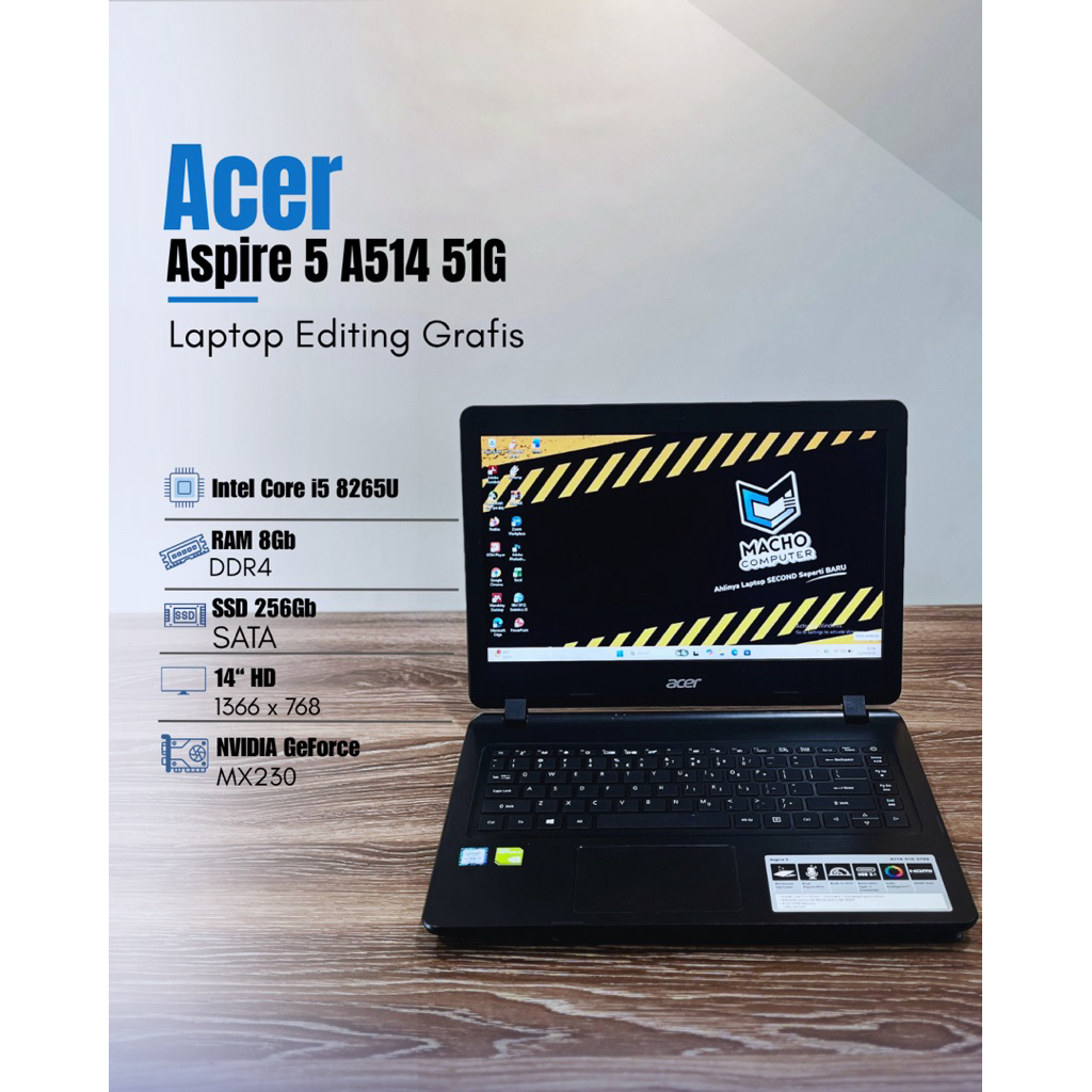 Acer Aspire 5 A514 51G intel core i5 8265U