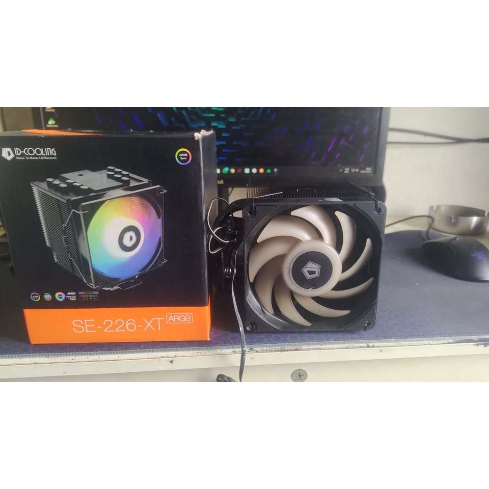 ID-COOLING SE-226-XT ARGB CPU Air Cooler - Second Mulus Fullset Like New