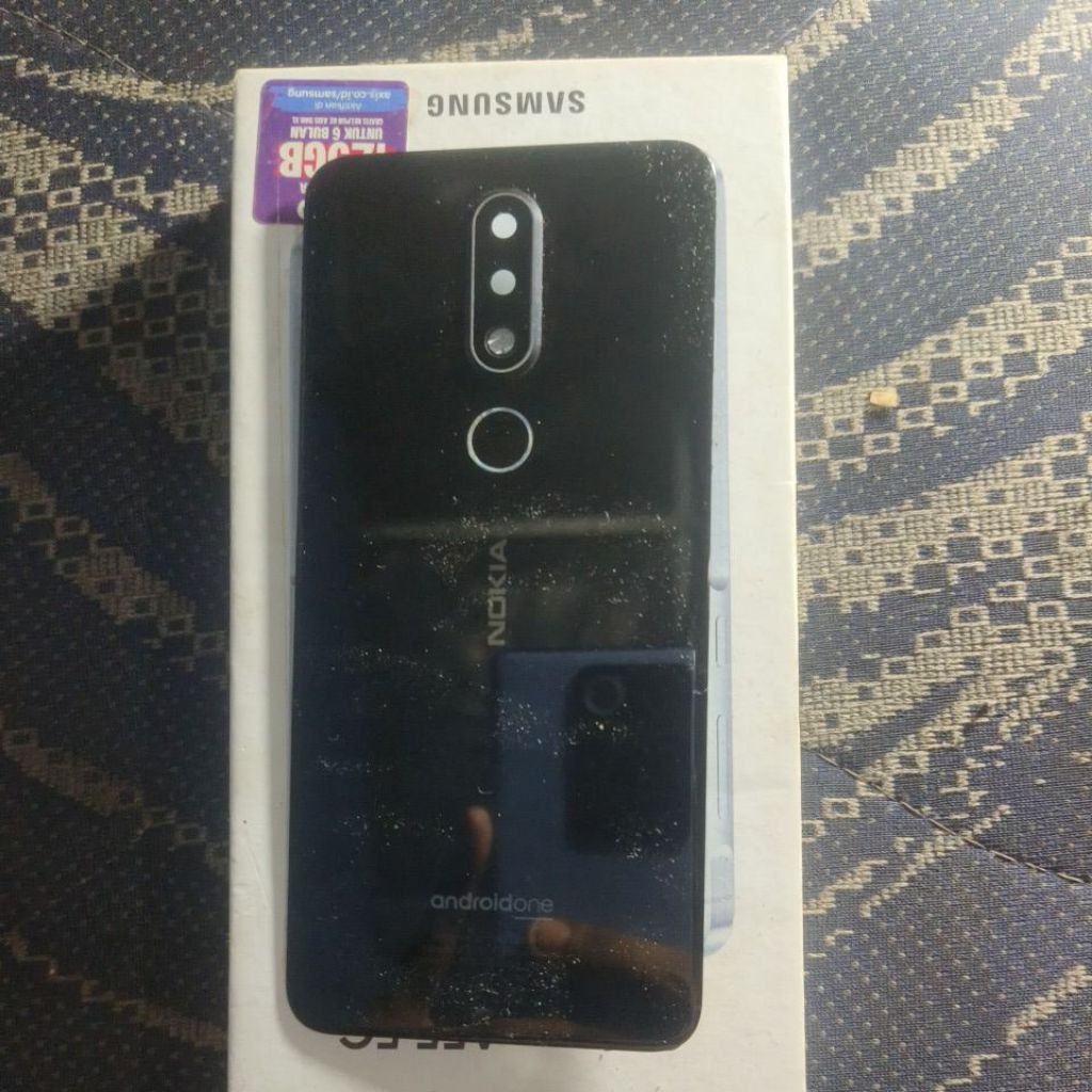 backglas nokia 6.1 plus + fingerprin copotan