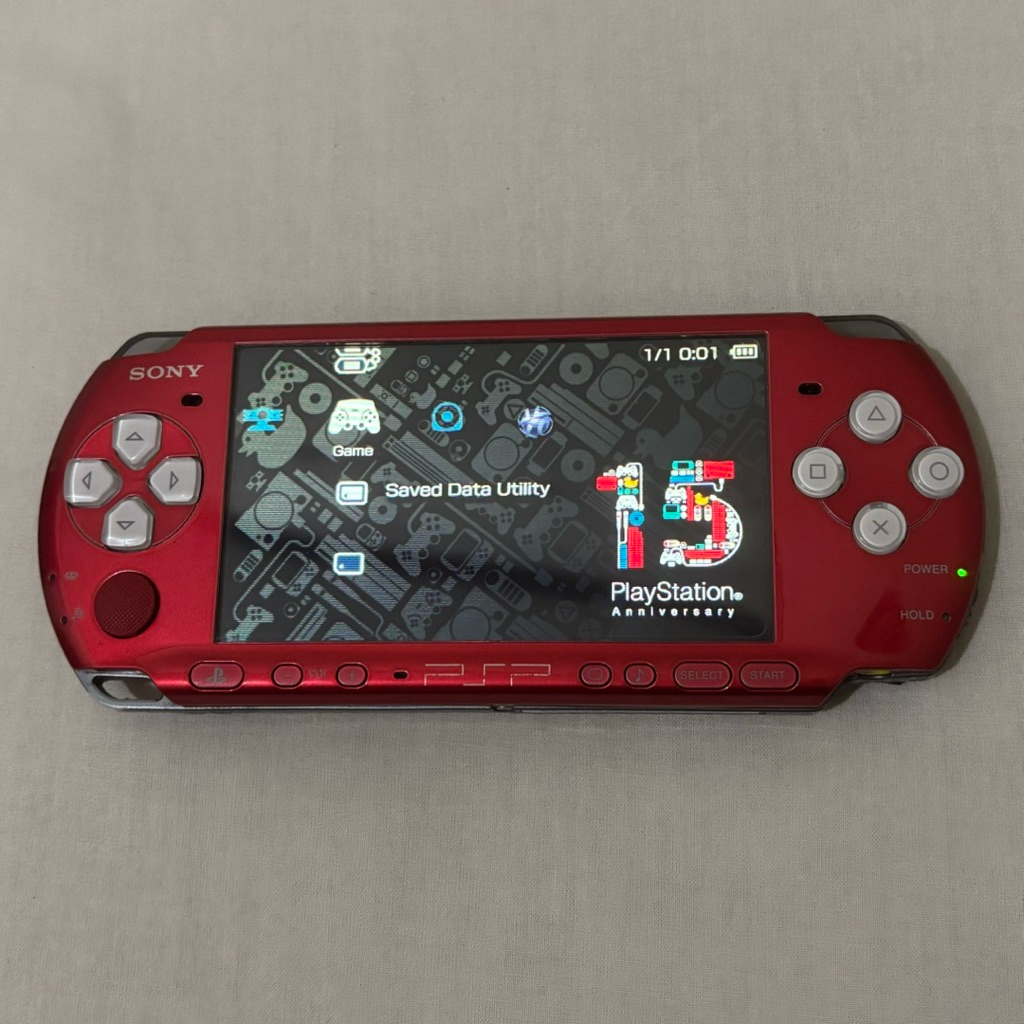 SONY PSP 3000 RED CFW