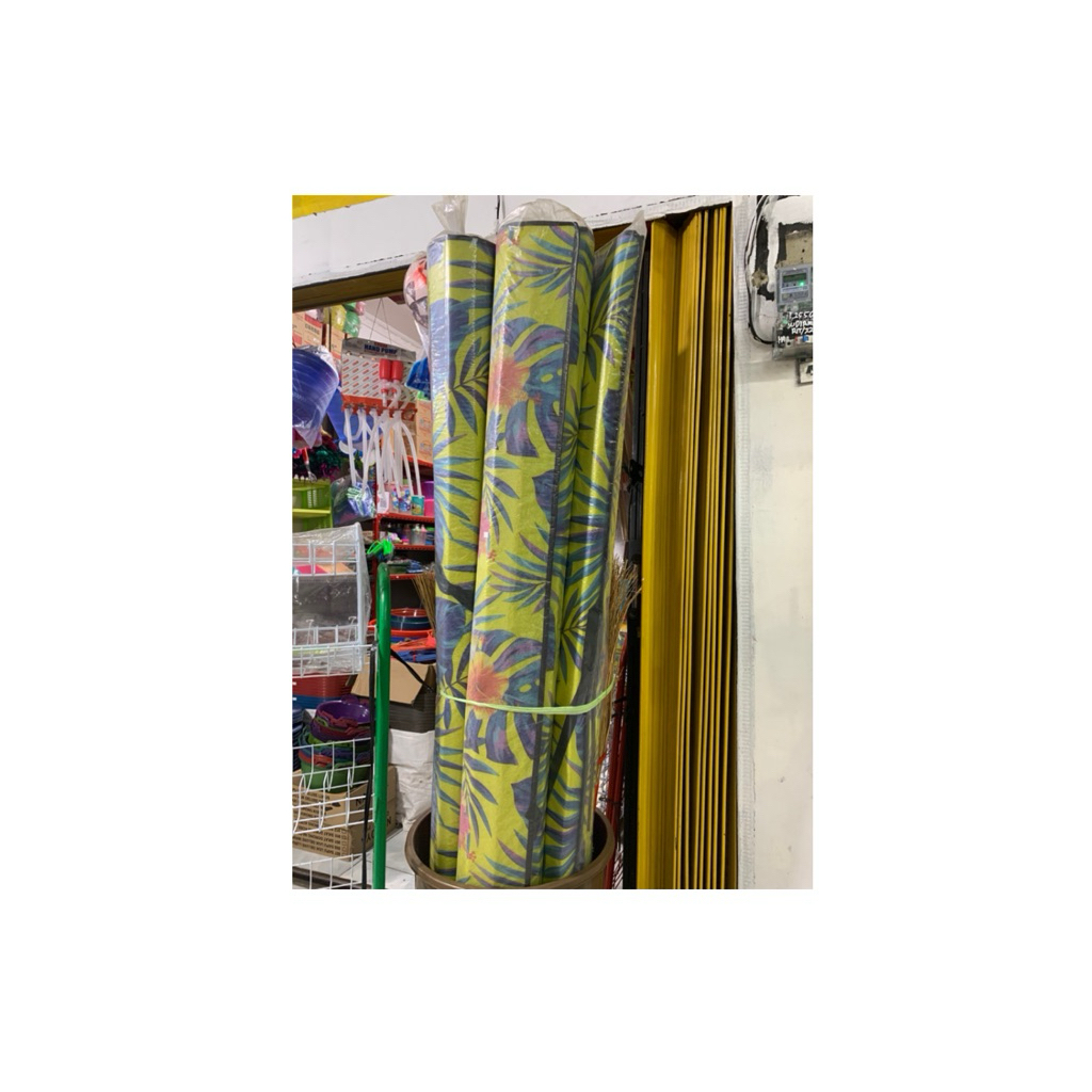 Tikar Spon Plastik 2x2 Meter Karpet Lantai Karakter Bolak Balik Jumbo Tebal