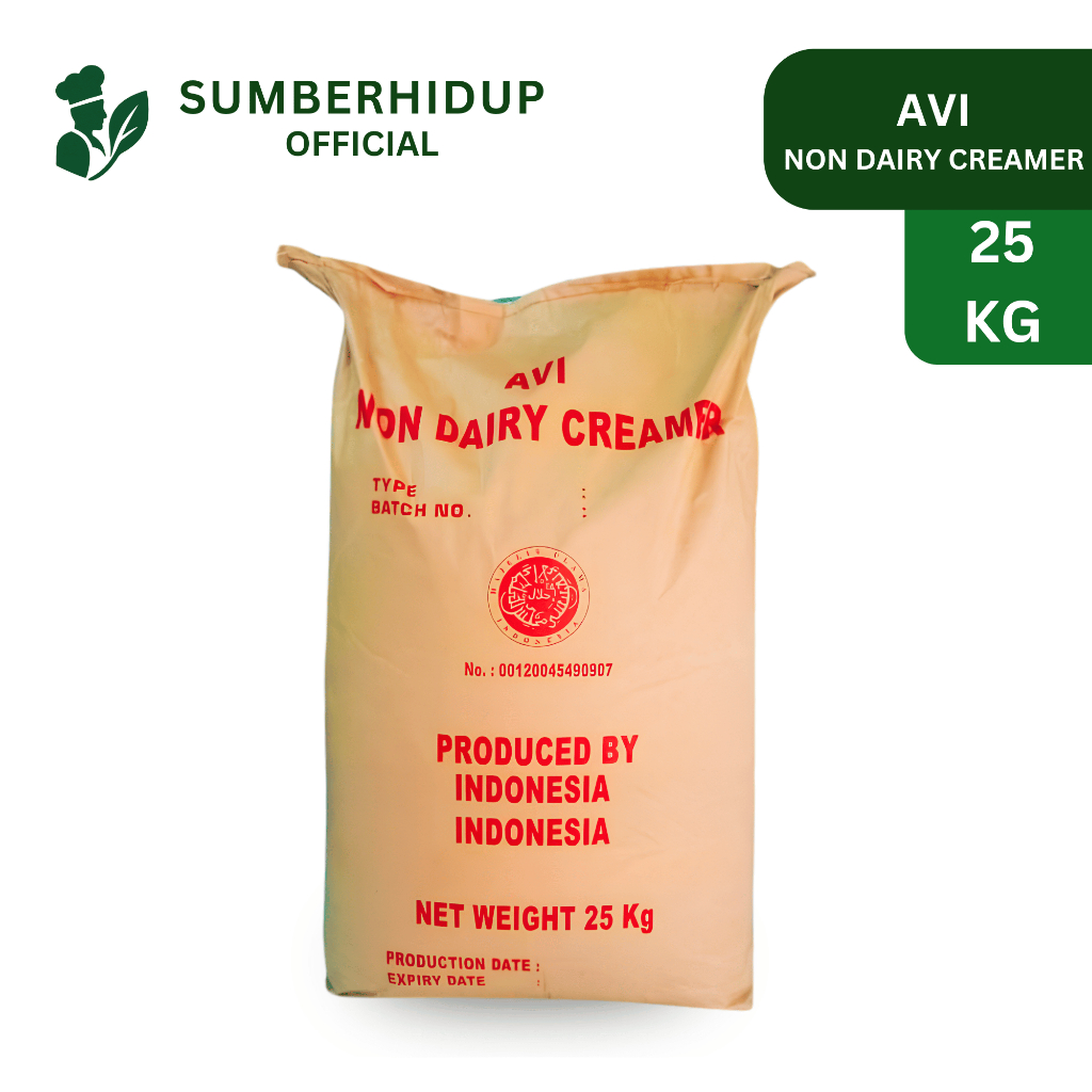 Avi Non Dairy Creamer 1 Sak 25 KG Bubuk Krimer Nabati Pengganti Susu