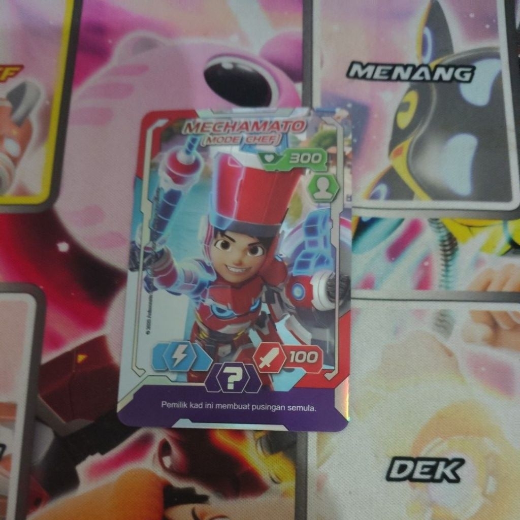 kartu mechamato mechabattle card satuan