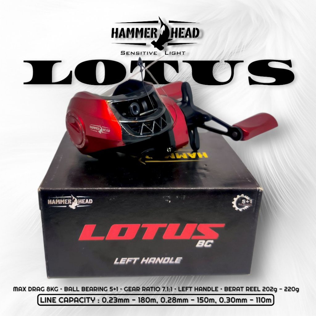 Reel Pancing Hammerhead LOTUS BC Left Handle