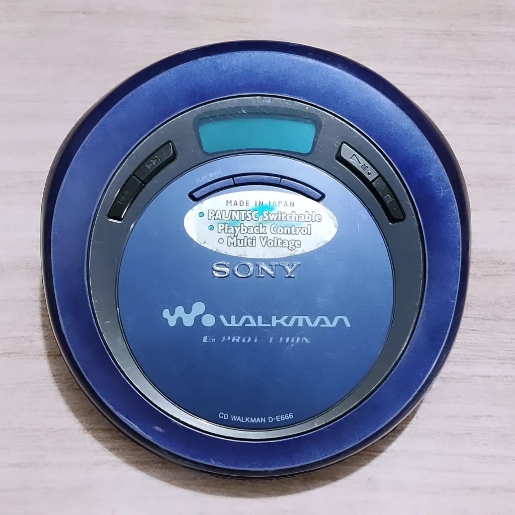 Discman SONY D-E666 Portable CD Player