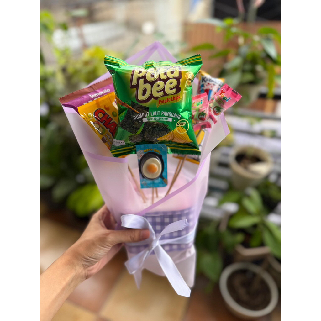 Bouquet Snack Buket snack buket bunga bucket lucu
