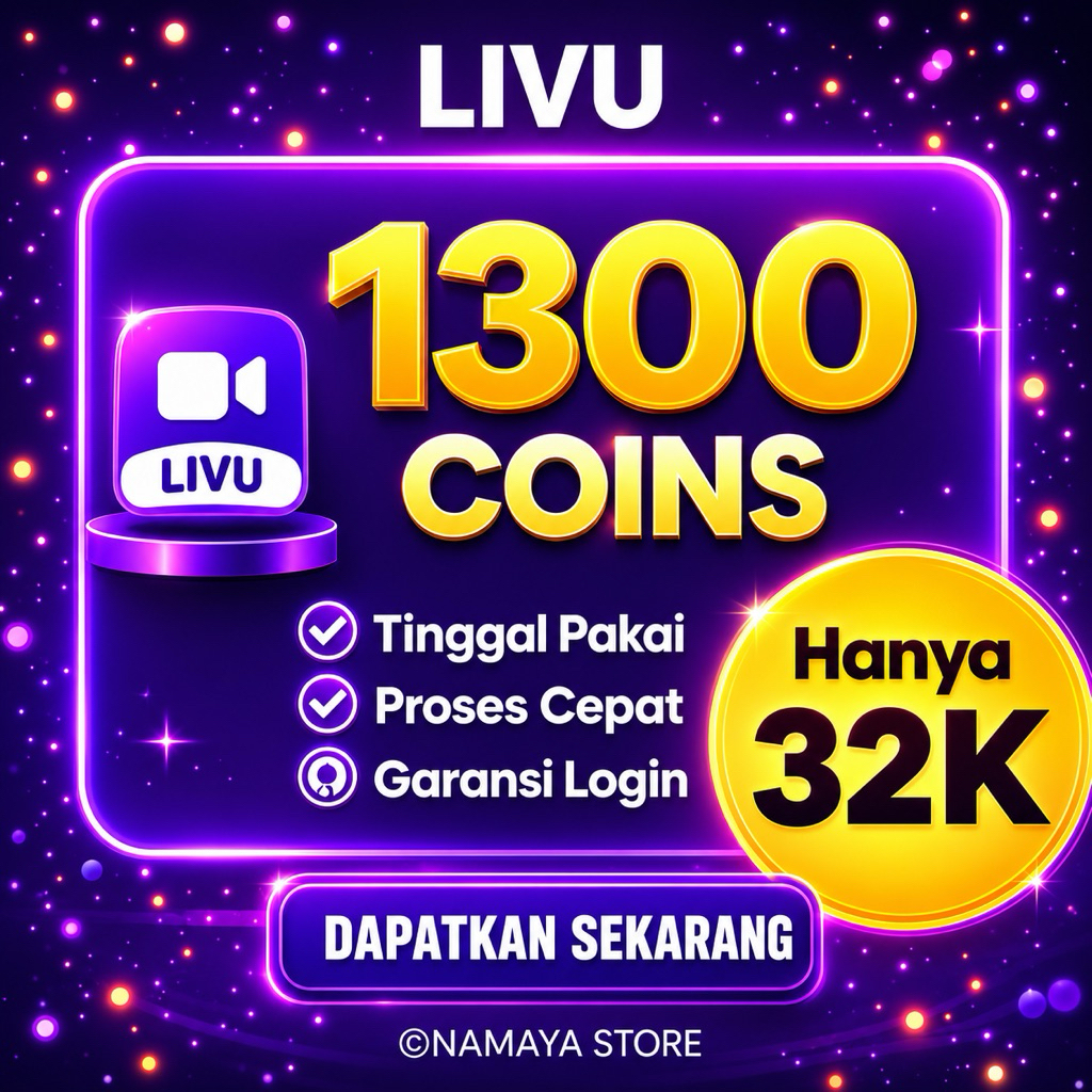Akun LivU isi Coin + VIP  - SIAP PAKAI | MURAH