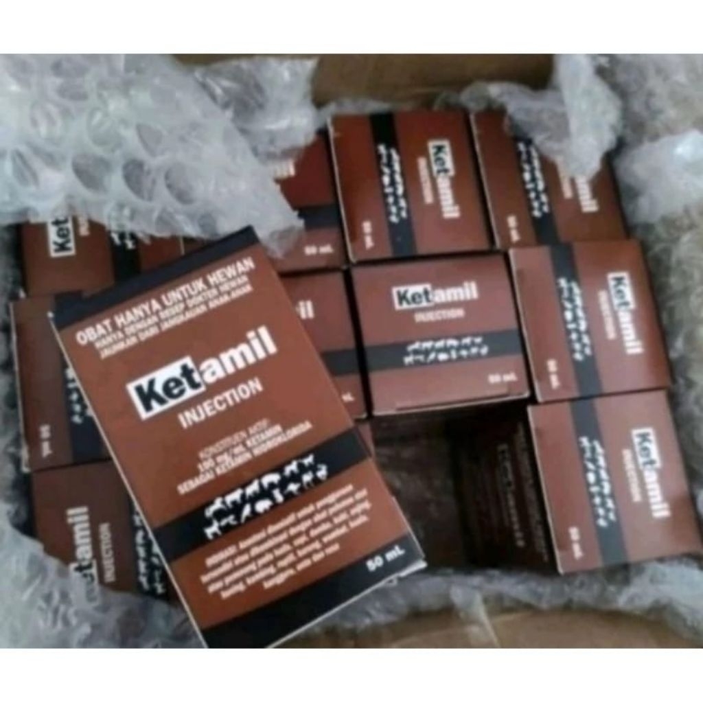KETAMIL ILLIUM 50 ML ASLI 100% ORIGINAL OBAT UNTUK HEWAN ANASTESI
