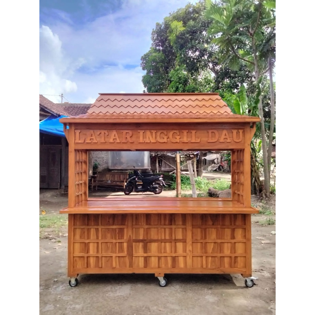 Gerobak Angkringan atap joglo
