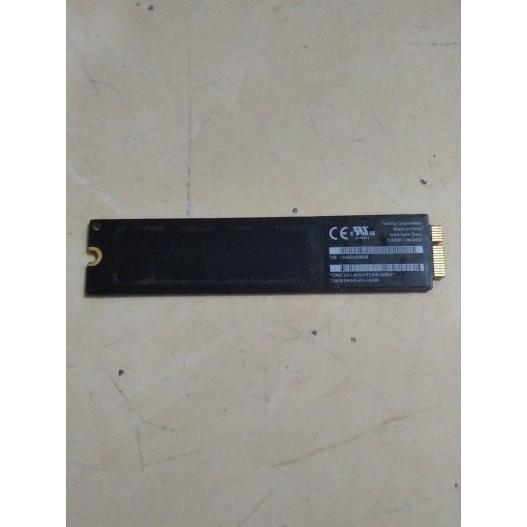 SSD Toshiba 128GB Apple MacBook Air 2010/2011 | Health 80% | Second