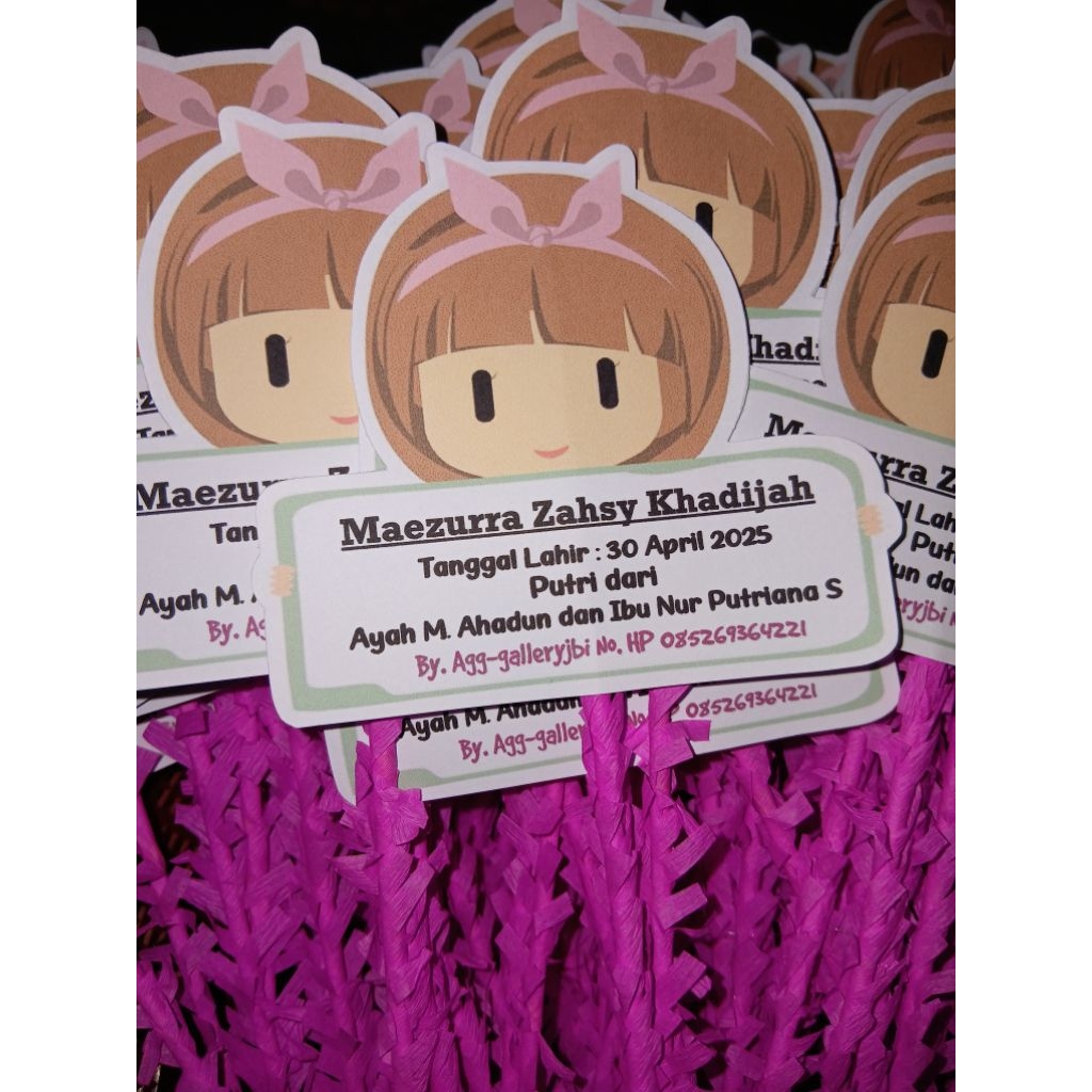 BENDERA AQIQAH CUSTOM