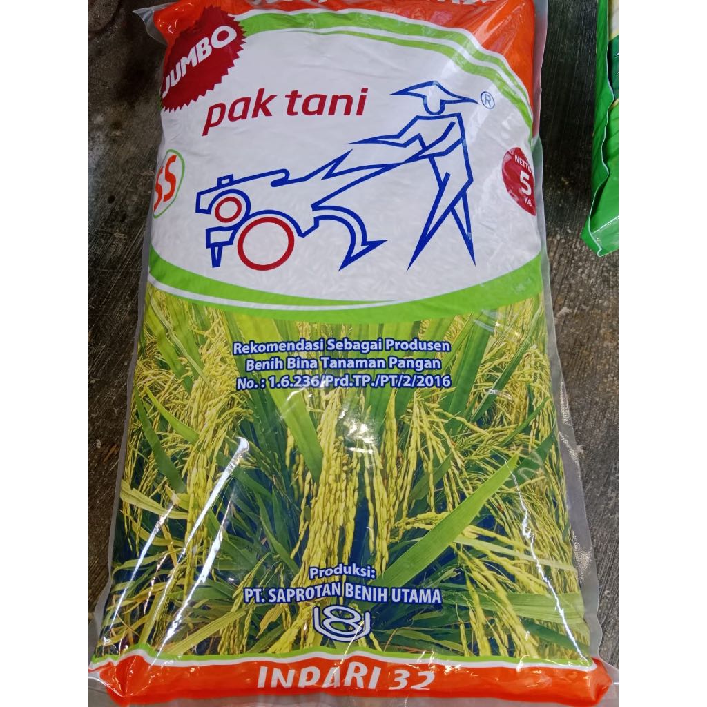 Benih Padi Inpari 32 Jumbo Pak Tani 5KG