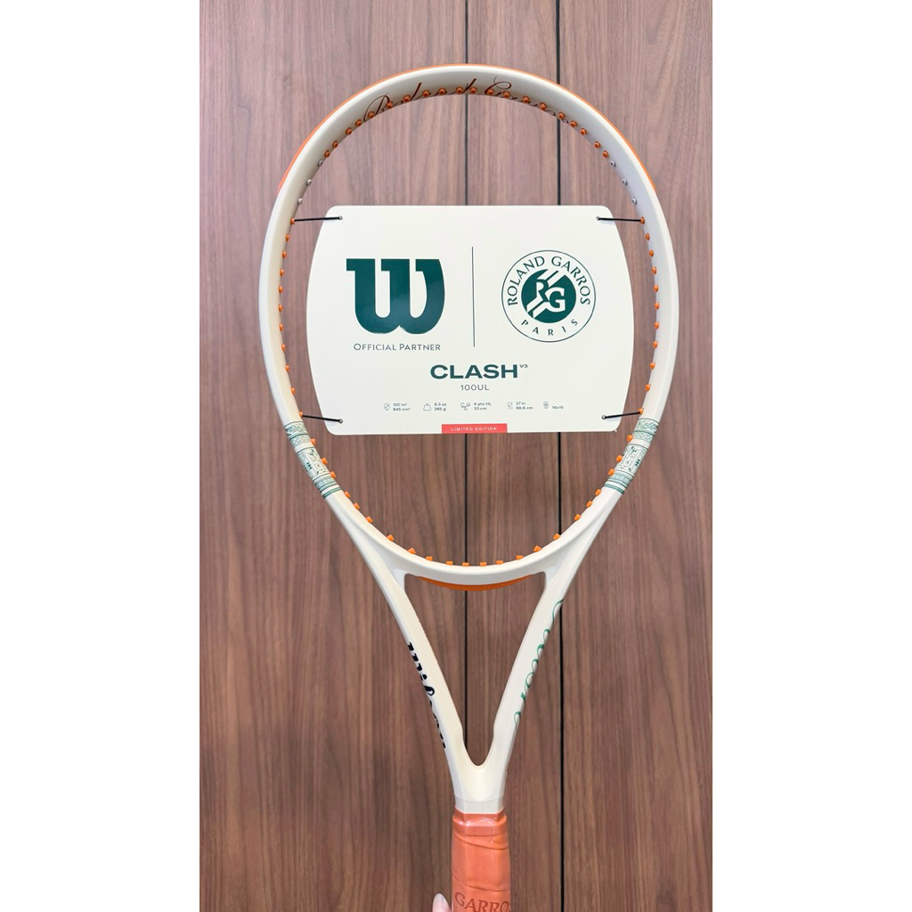 Wilson Clash V3 Roland Garros 26 Tan