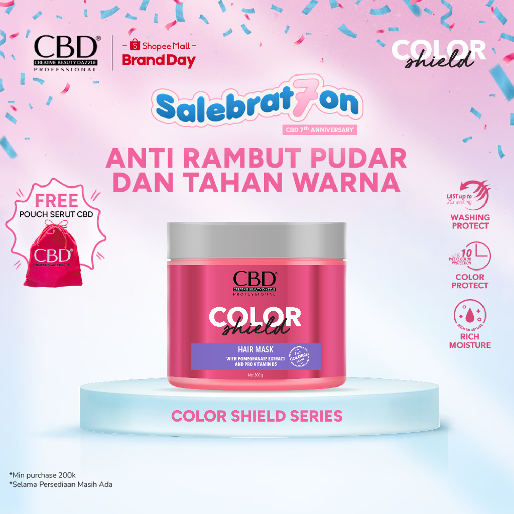 CBD Color Shield Hair Mask 500gr