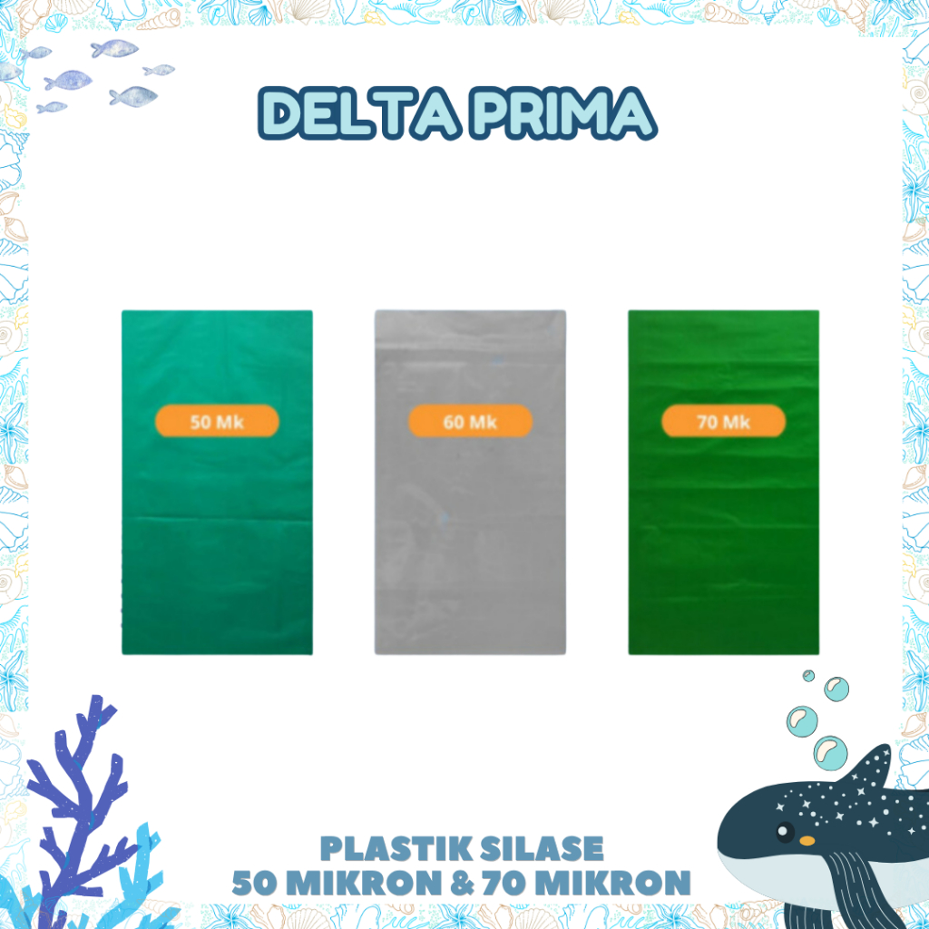PLASTIK SILASE - Plastik Silase Fermentasi Pakan Ternak 50 Dan 70 Mikron.