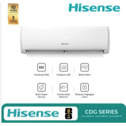AC Hisense 1/2 PK AC Hisense 0.5 PK HISENSE AN05CDG R32